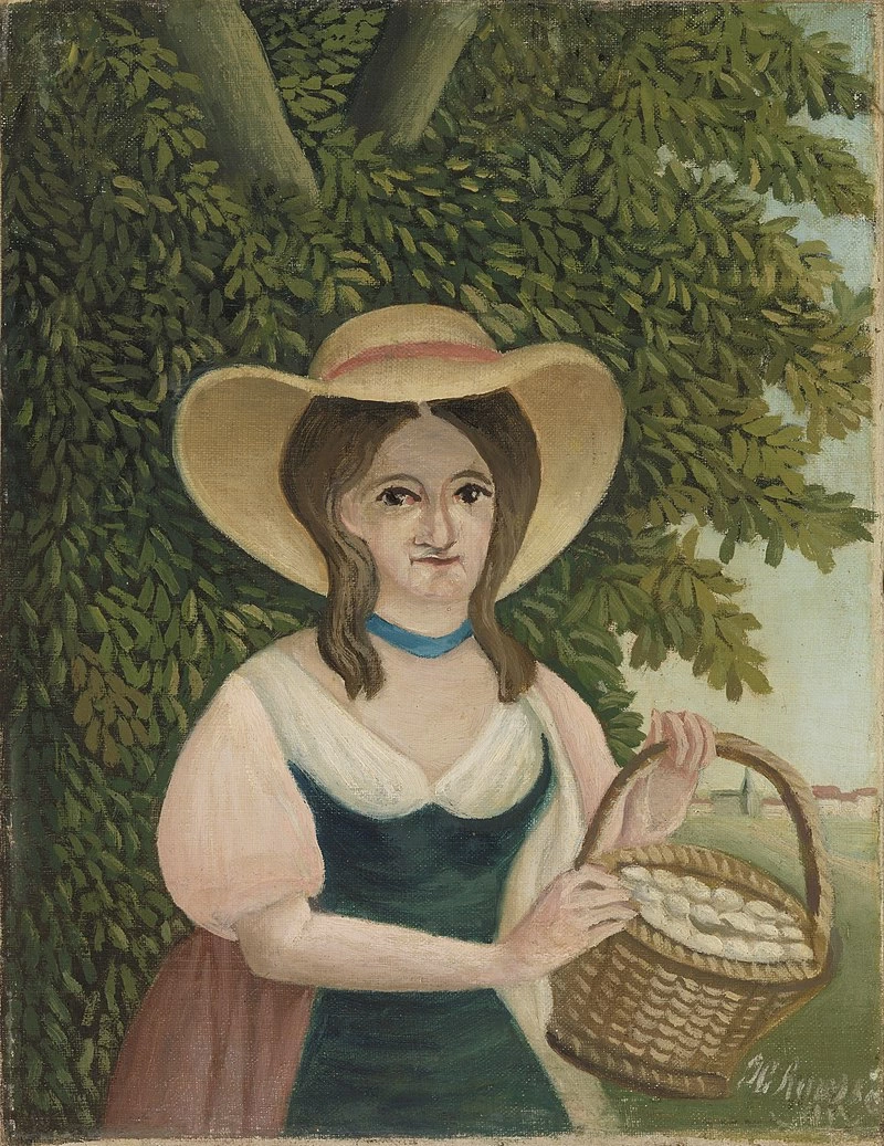 Donna con cesto di uova - Barnes Foundation, Merion, Pennsylvania